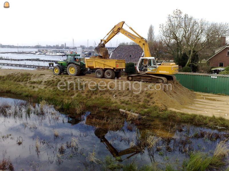 Tractor + grondkar 13m3