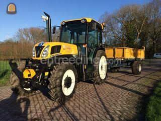 Tracktor + grondkar 3 m3 Omgeving Weesp