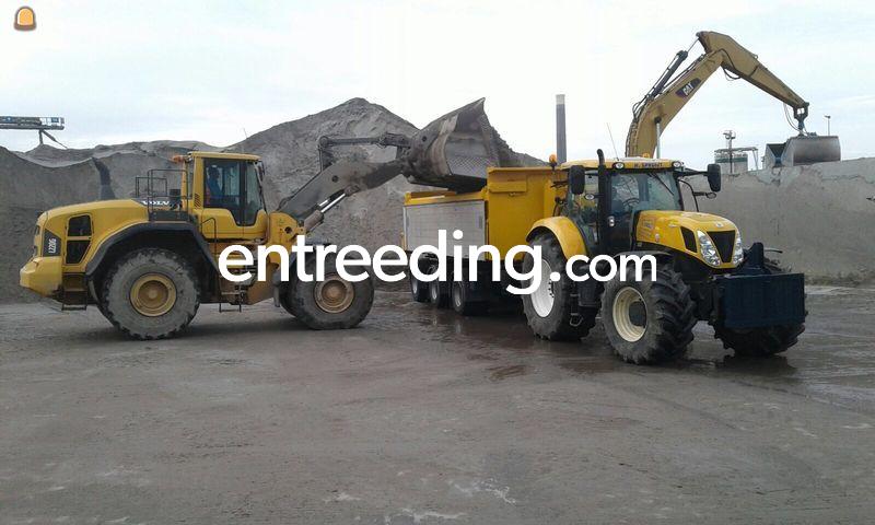 Tractor + drie-assige kipper