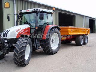 Steyr met veenhuis kieper Omgeving Ommen/Dalfsen