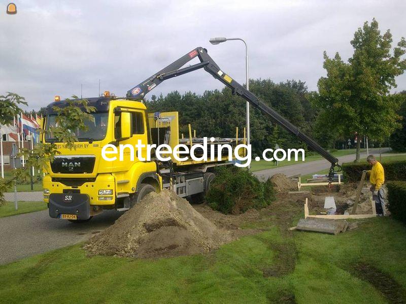 Transporten mbv knijper-/containerauto