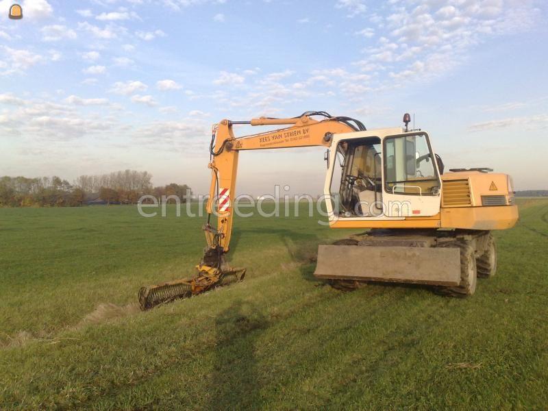 Mobiele kraan + Herder maaikorf