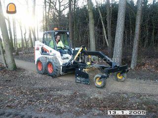 Bobcat 753 bandengrader Omgeving Lochem