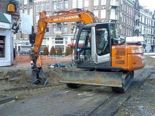 Hitachi ZX70-3 Omgeving Alphen a/d Rijn