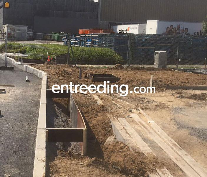 Plaatsen van regenputten en septische putten