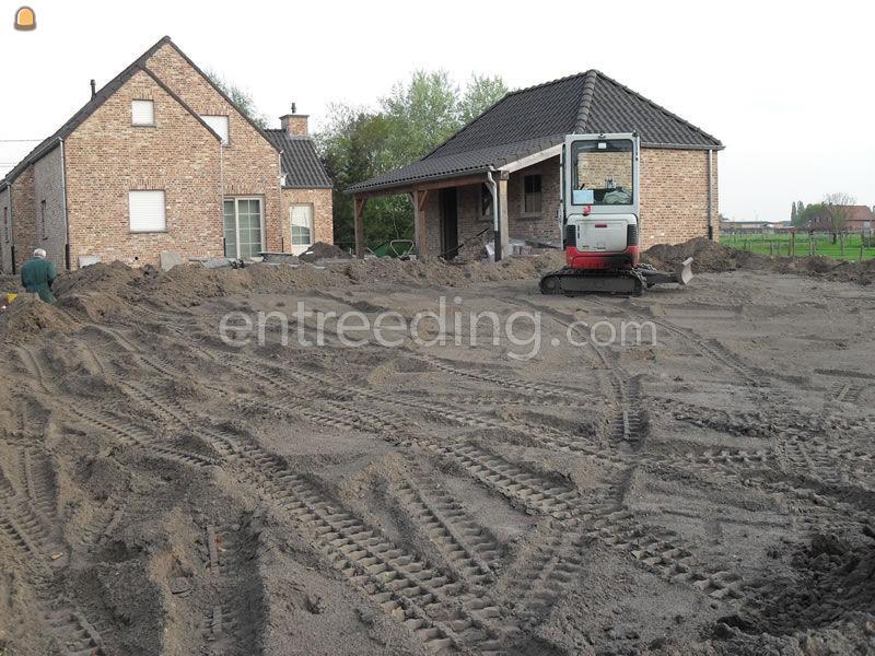 Kleine grondwerken, voorbereidende werken