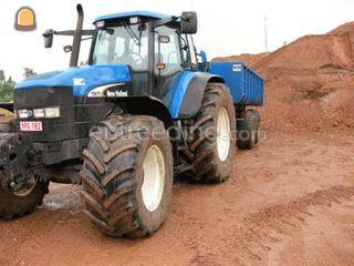 New Holland tractor + gro... Omgeving Diest,Herk-de-Stad