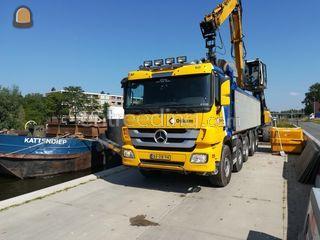 Kipauto Mercedes 10x4ws Omgeving Gouda