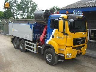 MAN TGA 6x6 Knijperauto Omgeving Gouda