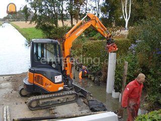 Hitachi zaxis 35u Omgeving Langedijk