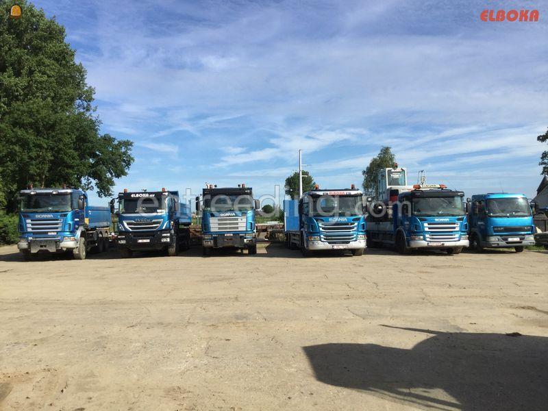 Transporteren van machines, grondstoffen