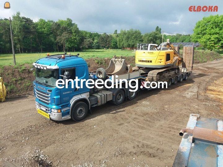 Transporteren van machines, grondstoffen