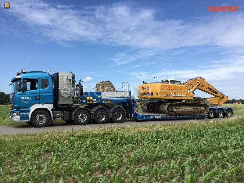 Transporteren van machines, grondstoffen