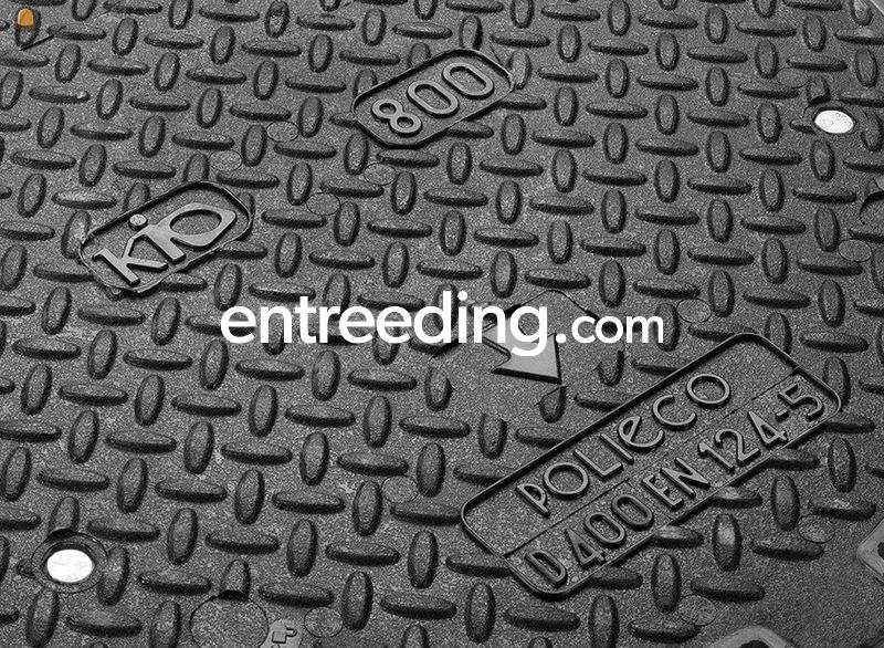 KIO 800 D400 Composietdeksel met scharnier