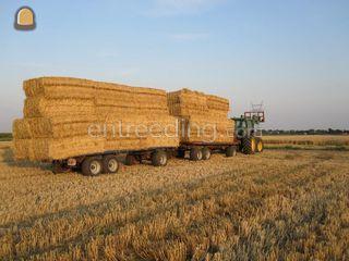 John Deere + platte wagen... Omgeving Leiden