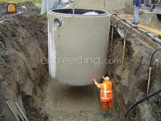 Slibopvangputten zetten Omgeving Oosterhout