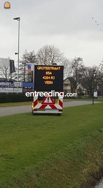 Tekstwagen (CET03) Full color ZON!!