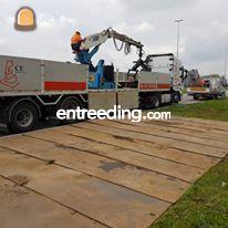 Rijplaten (STAAL) 5mX1mX10mm