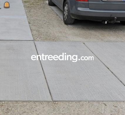 Verhardingswerken, plaatsen vloerplaten