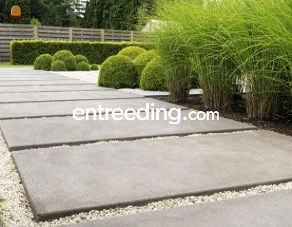 Verhardingswerken, plaatsen vloerplaten