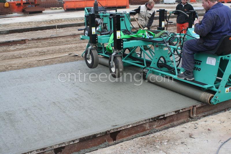 Cement betonverhardingen