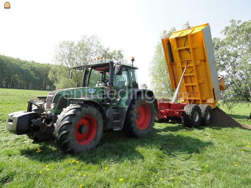 Fendt714+Jaco 20t/kleppen