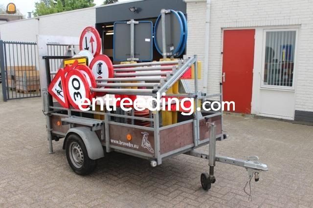 Halve rijbaan afzetting (1)