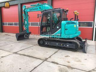 Kobelco SK75SR+ovd+GPS Omgeving Zaanstreek