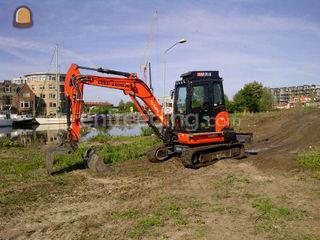 Kubota KX 57-4+overdruk Omgeving Zaanstreek
