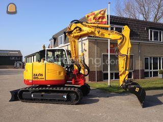 Hitachi Zx85 / overdruk Omgeving Purmerend
