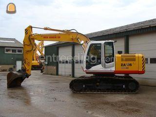 Hitachi ZX160 / overdruk Omgeving Purmerend