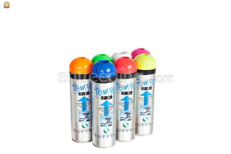 Grondmarkeringen: verf, krijt, sprays, thermische markering