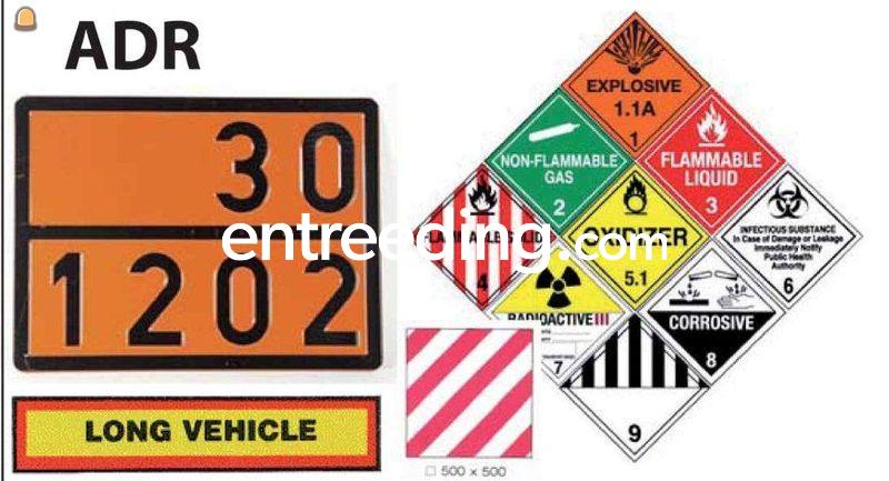 Voertuigsignalisatie: contourmarkering, gevarendriehoek, ADR,...