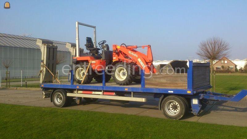 Tractor + oprijwagen