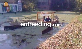 Baggerschuifboot Omgeving Alphen a/d Rijn