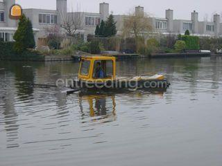 Baggerschuifboot Omgeving Alphen a/d Rijn