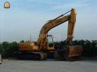 Kobelco 210 SK Omgeving Leiden