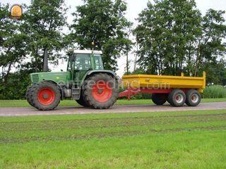 Fendt 514 + 6 m3 kipper Omgeving Amersfoort