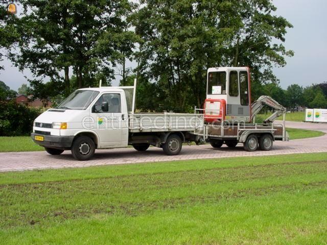 VW + tandemasser aanhanger