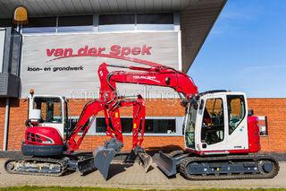 Kobelco SK75 Omgeving Rotterdam