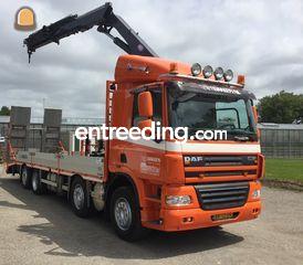 DAF 85 8x2 met 23 tm kraa... Omgeving Westland
