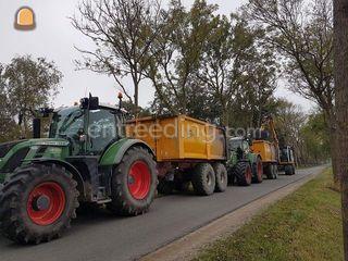 Fendt met vgm baggerkiepe... Omgeving Purmerend