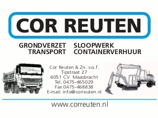 Logo Cor Reuten V.O.F. Maasbracht