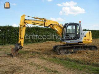 New Holland Kobelco E 145 Omgeving Hoekse Waard