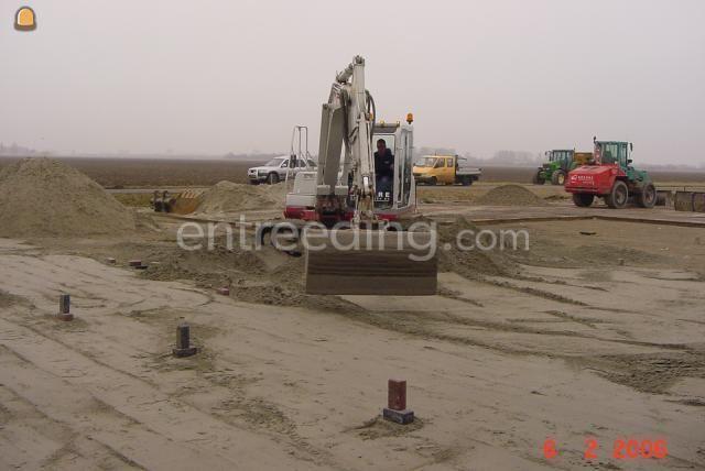 Klaarleggen straatwerk