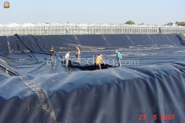 Aanleg waterbassin 2007