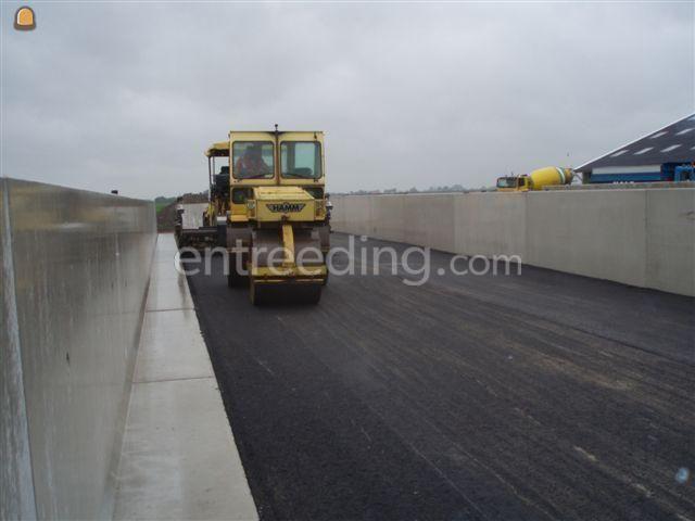 Asfalteren sleufsilo Vergunst in Fijnaart