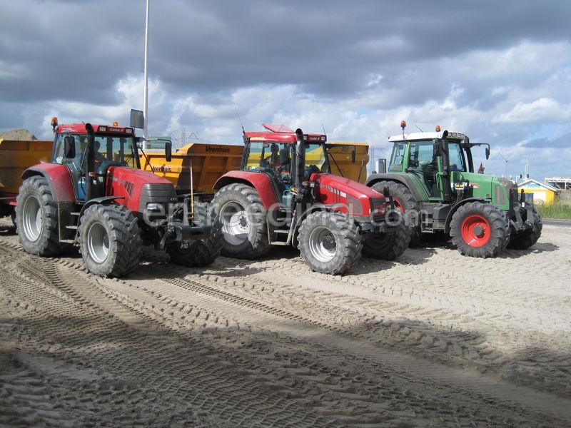 Kipper met kleppen en stuuras