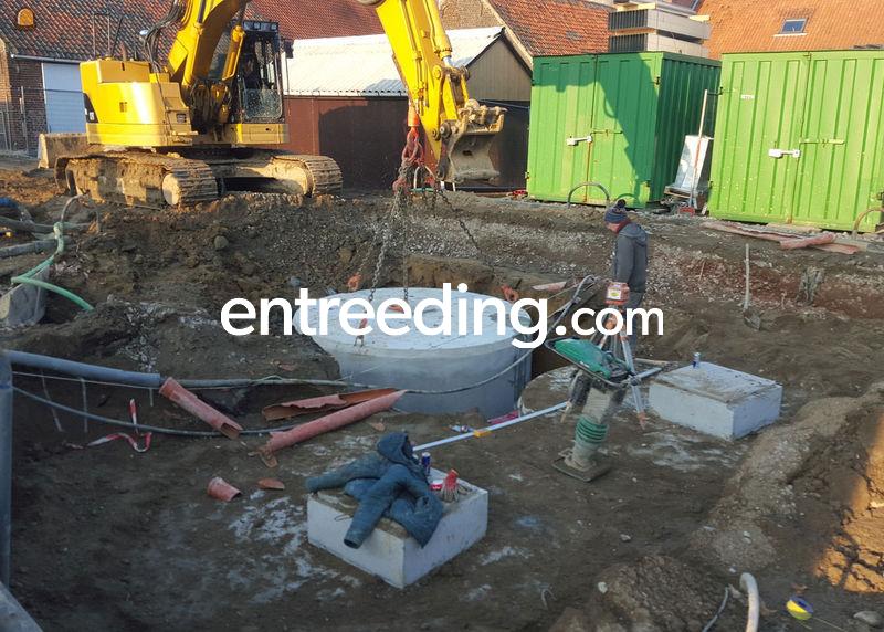 Rioleringswerken en waterputten