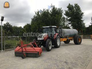 Steyr 4100 Profi + bezem ... Omgeving Terneuzen